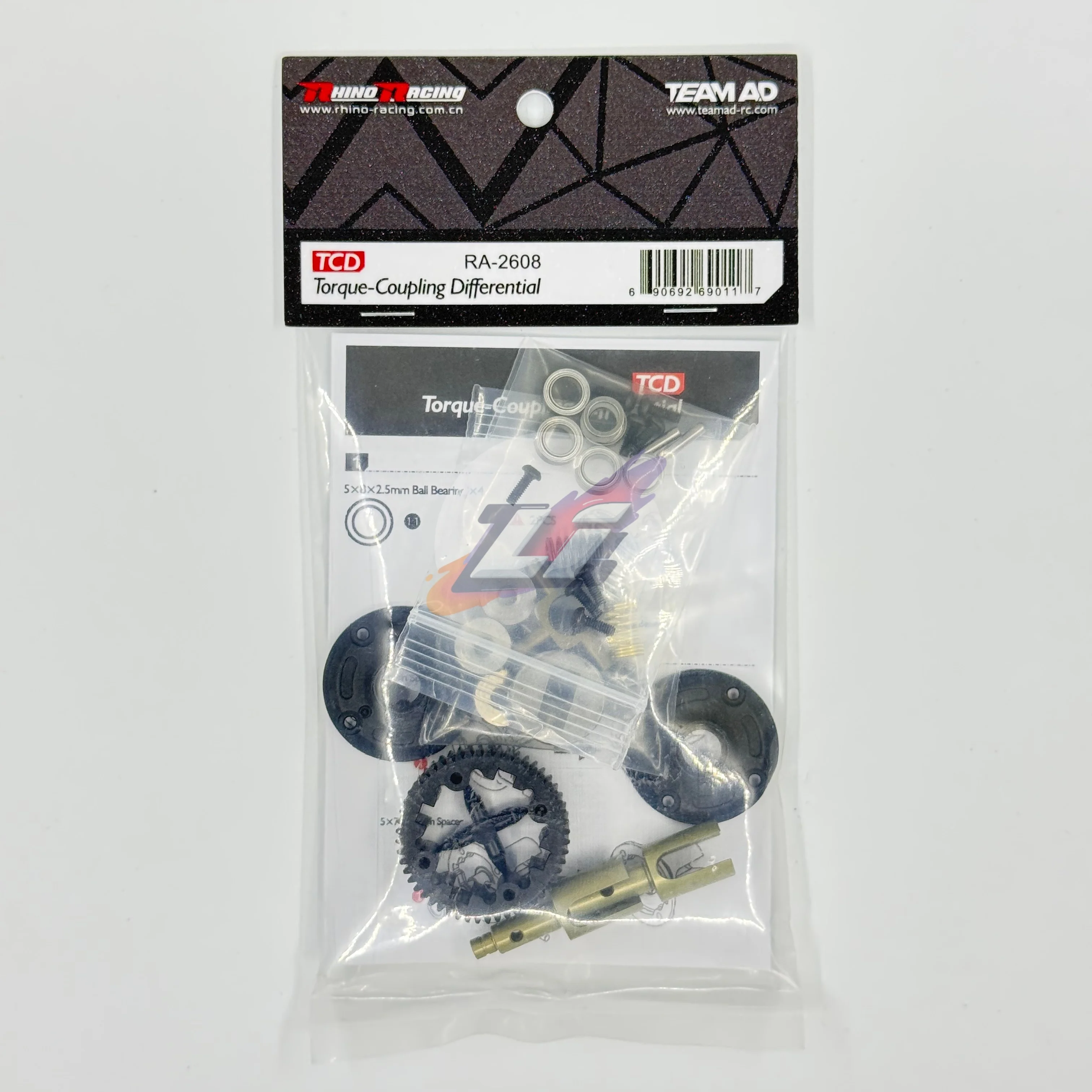 Rhino Racing& Team Ad Tcd 1/10Rc Torque Coupling Diff Lsd Ra-2608