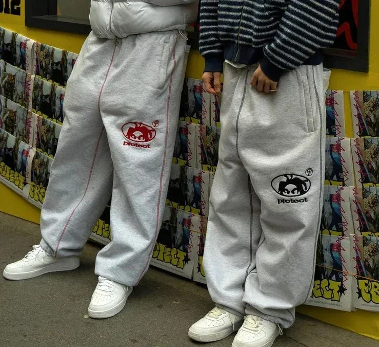 Pantaloni lunghi da uomo Harajuku Cargo Streetwear Jogging da uomo Y2k Pantaloni da polizia casual Pantaloni da lavoro Uomo coreano Streetwear stile merican