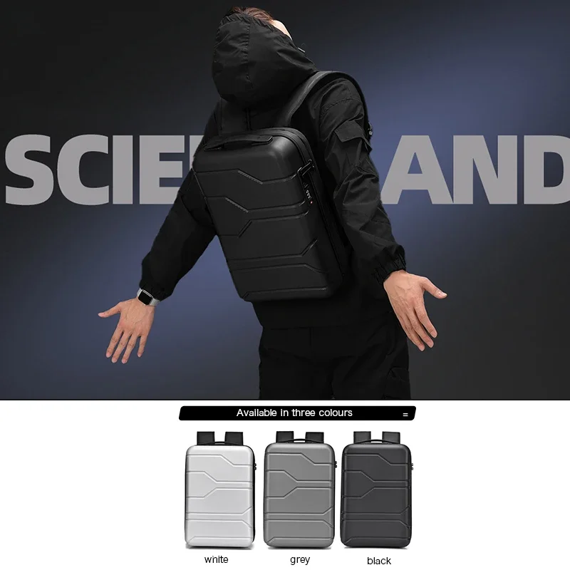 Hard shell backpack 16 inch gaming laptop compartment schoolbag men's business commuting waterproof backpack