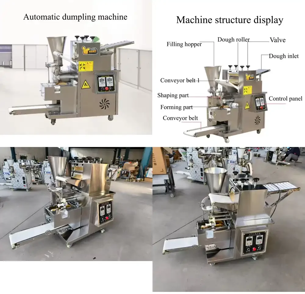 Dumpling Gyoza Samosa Folding Making Machine Dumpling-machine Gyoza Dumpling Filling Making Machine