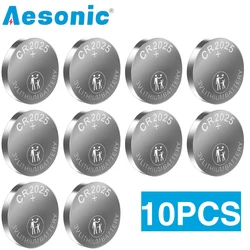 10PCS CR2025 Battery CR 2025 3V Lithium Battery DL2025 BR2025 KCR2025 for Car Remote Control Watch Button Coin Cells