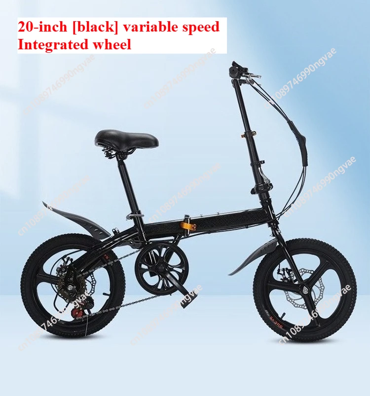 Vélo Pliable 20 Pouces 6 Vitesses - Pour Adultes Et Enfants 1,4m à 1,9m - Léger Aluminium