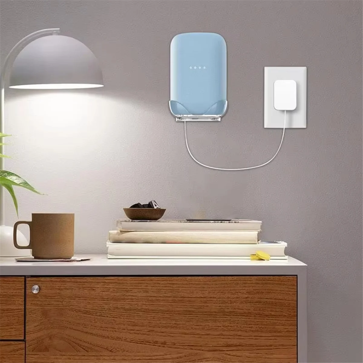 حامل رف مثبت على الحائط، حامل مثبت على جميع لجهاز Google Nest Audio -Y18A