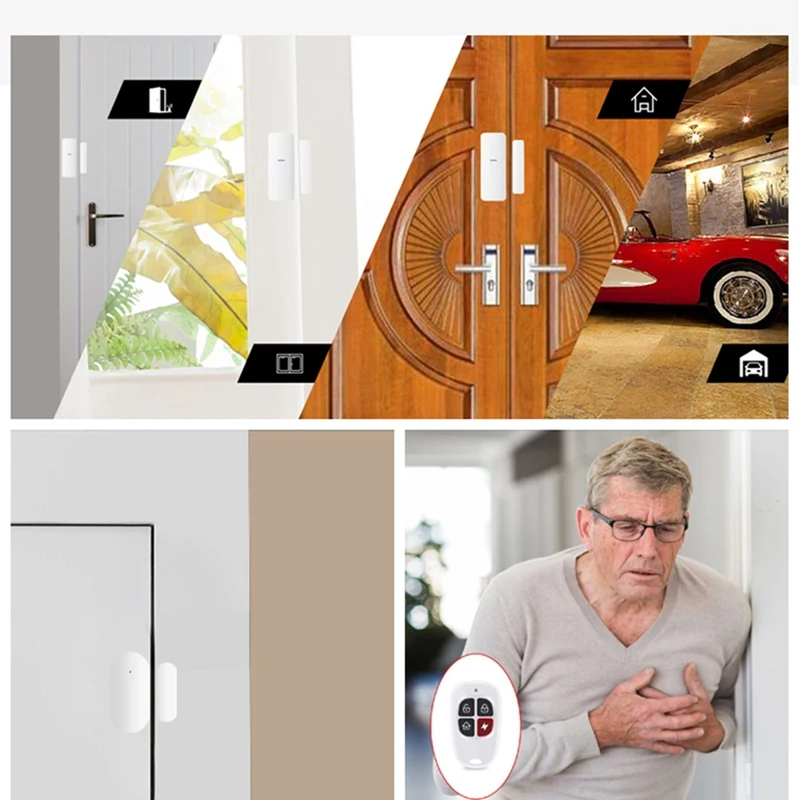 Czujnik ruchu FULL-PIR akcesoria do czujnika ruchu dla koncentratora WIFI + RF433 System alarmowy zasilany Tuya