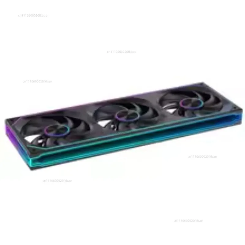 360mm Liquid Cooler PC Case with Glasses-Free 3D 6.67 Inch Curved Screen CPU Water Cooling Fan Display Gaming Computer