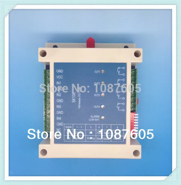 Imagem -04 - Interruptor de Controle de Rádio Sk108 Comutador de Controle por Rádio de 3km com Trajeto de 433mhz