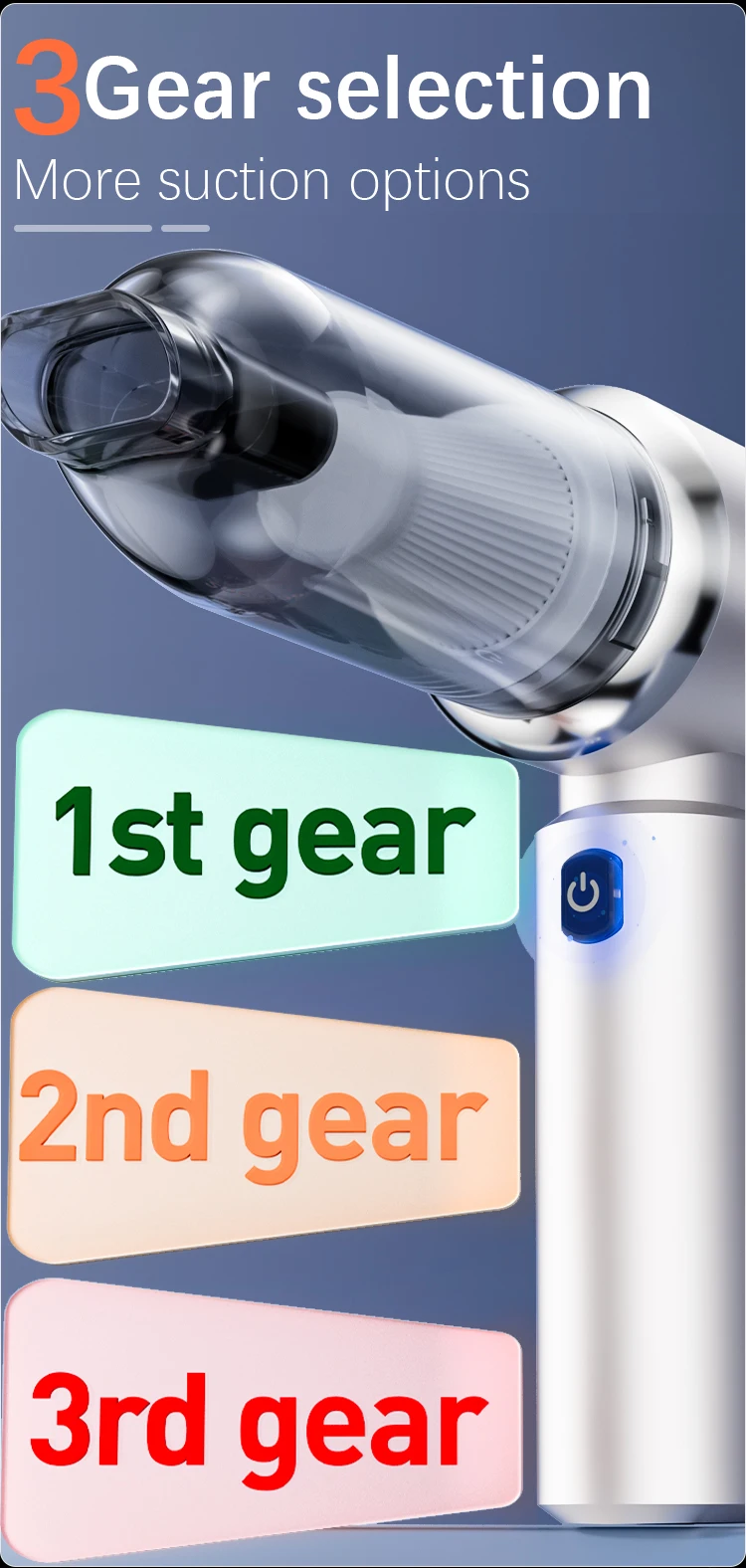 SZUK 985000PA Car Vacuum Cleaner Wireless Mini Handheld Strong Suction Cleaning Machine Portable Vacuum Cleaner for Car Home