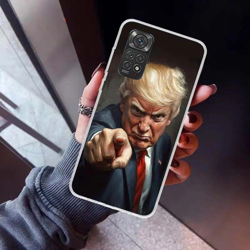 Donald Trump 2024 Phone Case For Xiaomi Poco X3 X5 X6 X7 Pro X4 Nfc F6 F5 F4 Gt F3 M5 M5S M4 M3 F2 F1 Soft TPU Back Cover