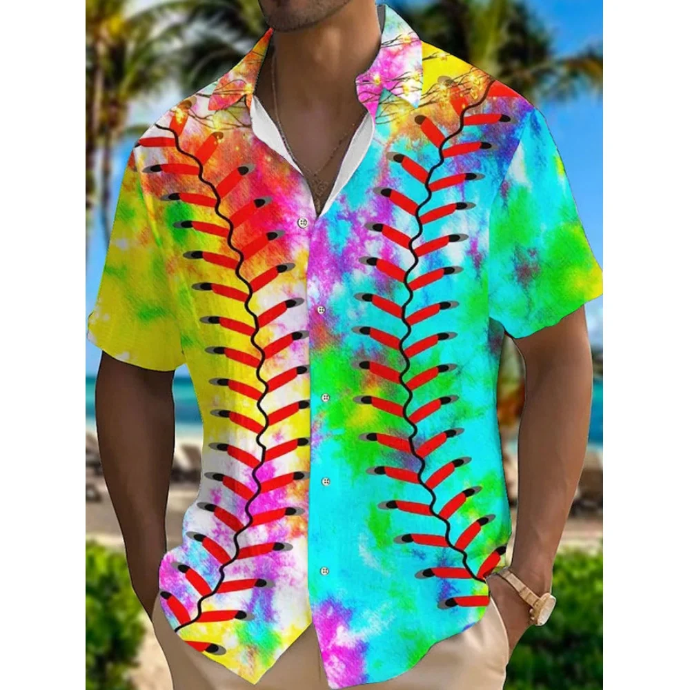 Heren Casual Shirt Hawaiiaans Shirt Heren Zomer 3d Print Casual Shirt Met Korte Mouwen Voor Heren Kleding Ademende Shirts