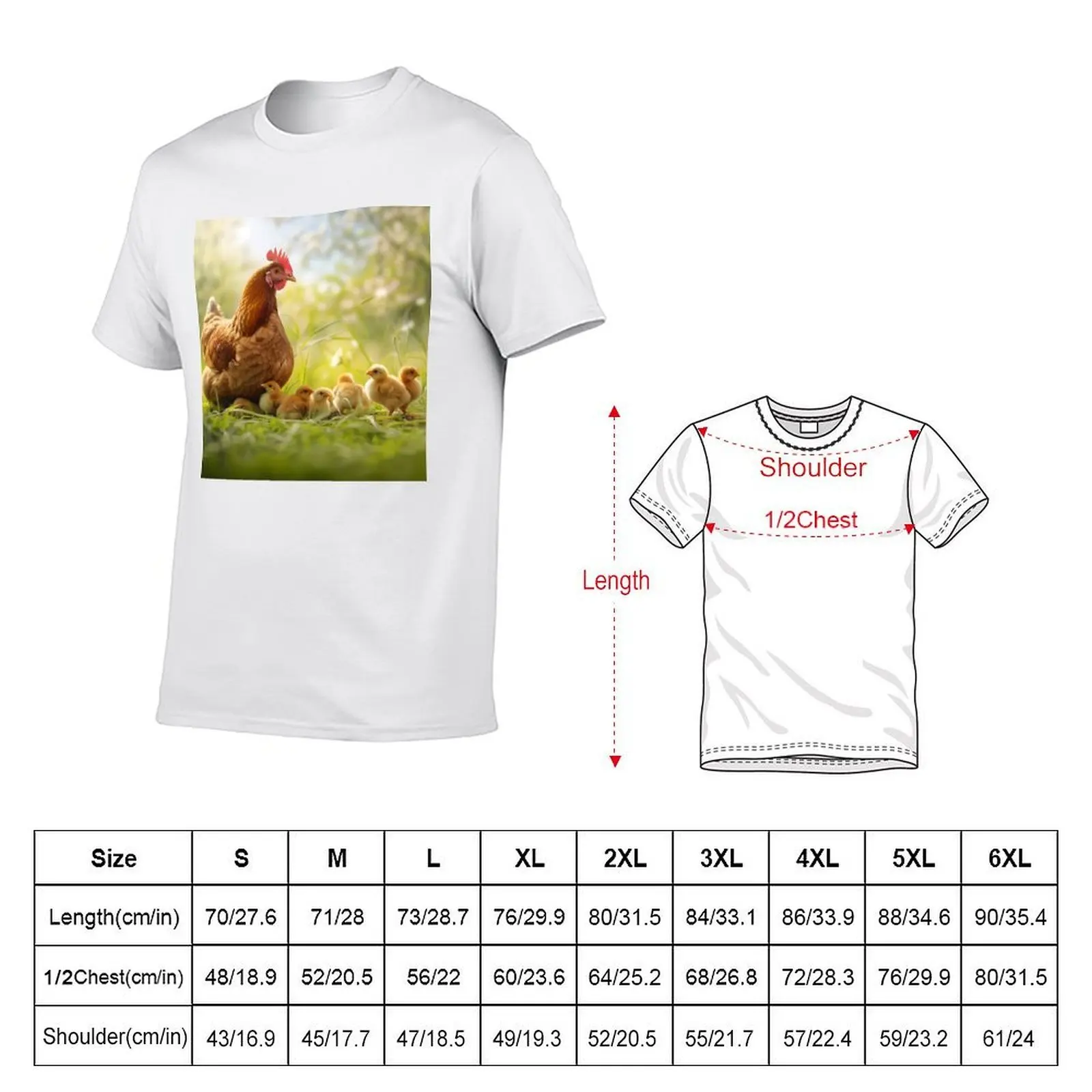 Orpington chicken T-Shirt anime t shirts oversize cotton tshirt 100% T-Shirt