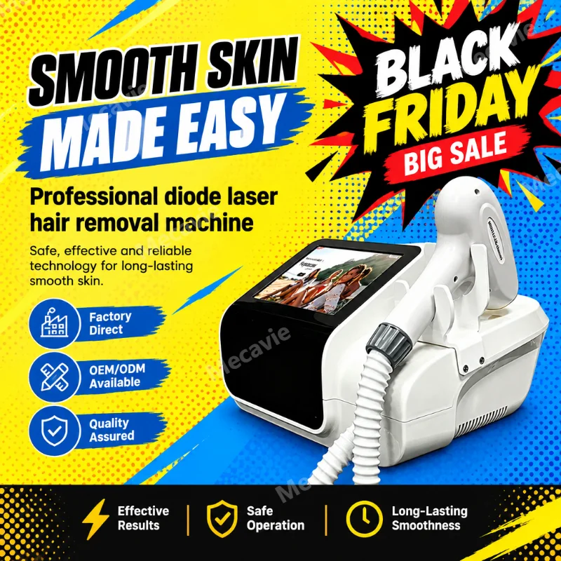 808nm Mini Diode Hair Removal Machine Portable Beauty Device Ice Cooling Touch Screen Home Salon Equipment
