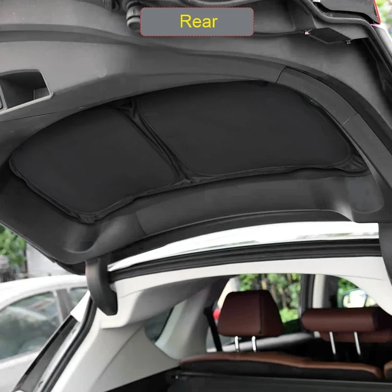Picture 6: Car Black Window Privacy Sunshade Auto Anti-UV Heat Insulation Protect Cover Interior Accessory For ACURA RDX TC1 2018-Present