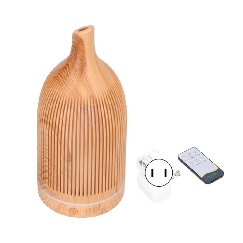 

Essential Oil Diffuser 200ml Colorful LED Light Automatic Power Off Without Water Remote Control 35db Mute Aromatherapy