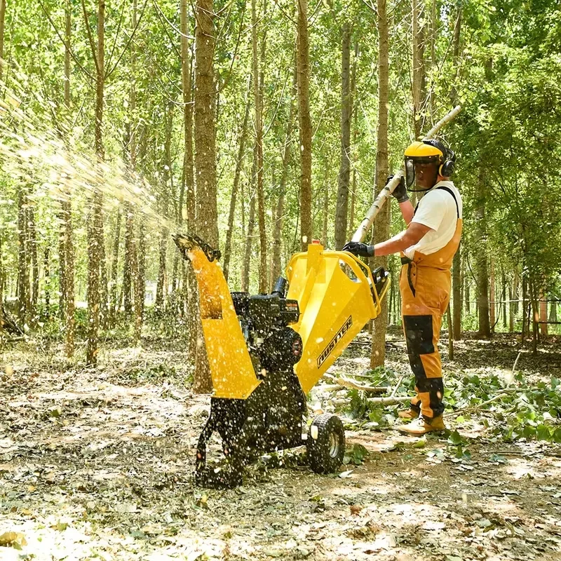 AUSTTER Premium Wood Chipper Machine – ATV/PTO/Engine Driven, Durable Shredder for Tree Branches & Yard Waste