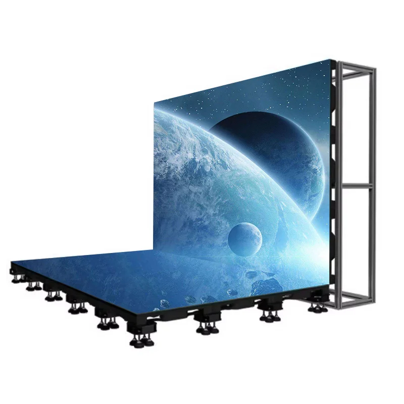 High Quality P3.91 LED Floor Tile Panel Screen Wholesale 500 X 500 High Resolution Interactive LED Dance Floor for Disco