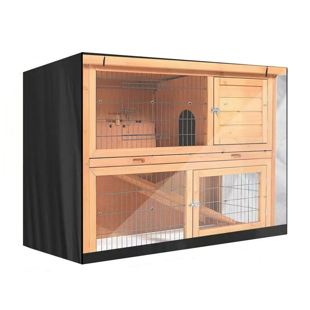 

Heavy-Duty Rabbit Cover,Durable Oxford Fabric Rabbit Cover -All-Season Effective Protection,Scratch-Resistant Pet Cage Protector