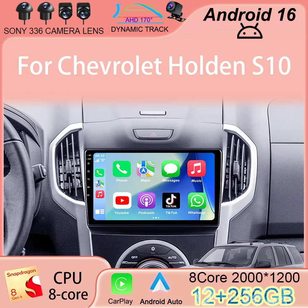

Android 16 Carplay для Chevrolet Holden S10 TRAILBLAZER COLORADO ISUZU DMAX GPS GPS-навигатор, аудио-мультимедийный плеер, автомобильная магнитола, стереосистема