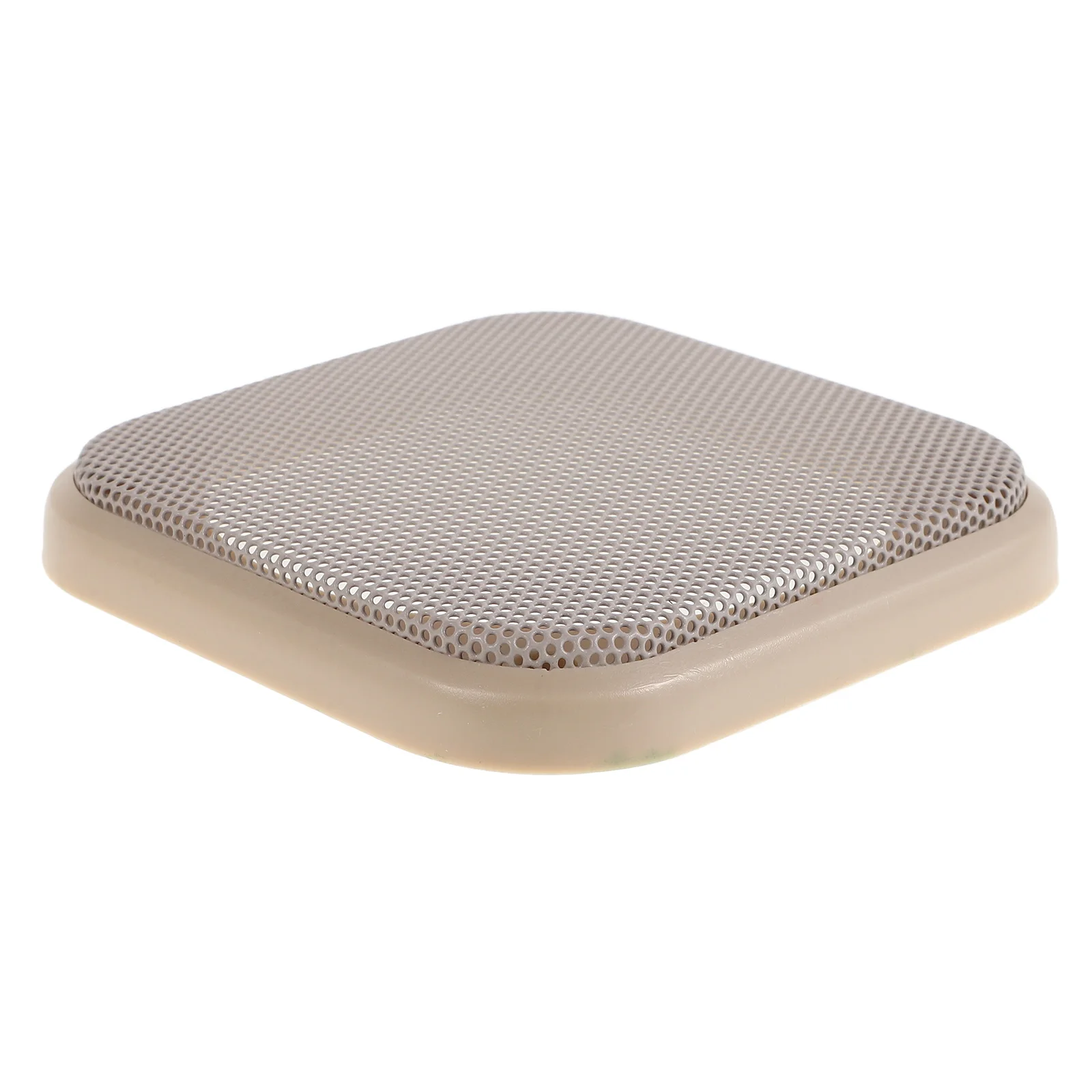 Square Grill Cover 4 Inch Car Horn Mesh Protector Beige RV Dash Subwoofer Audio Dust Case Vehicle Speaker Protection Net Car