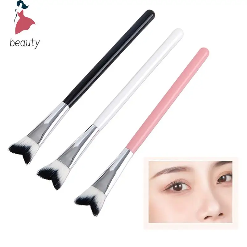 Brocha para sombra de ojos, 1 piezas, brocha de maquillaje para contorno en ángulo, silueta de ojos, corrector cosmético, herramientas de maquillaje