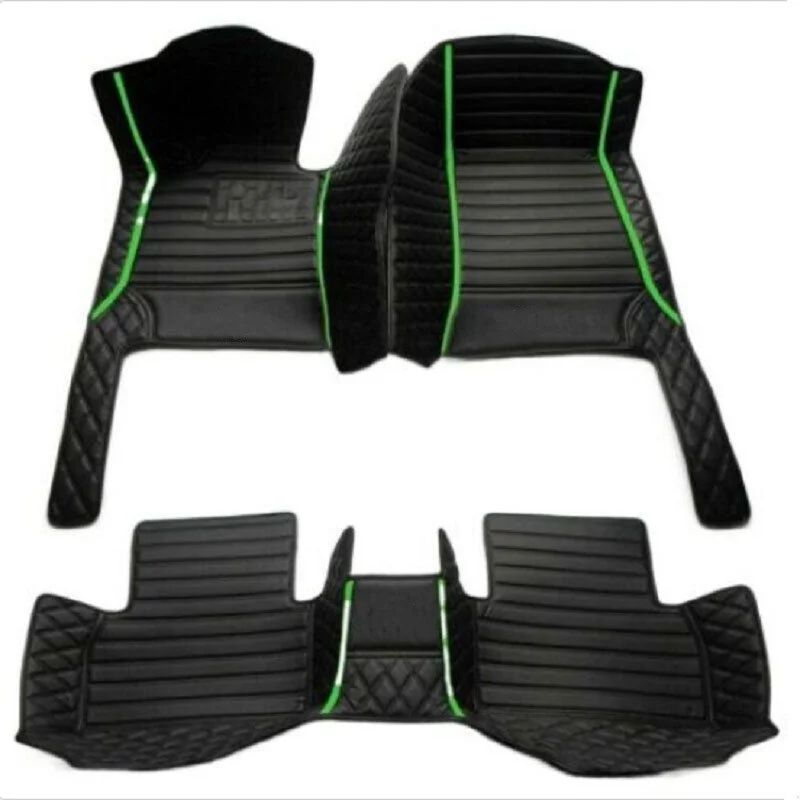 

Custom Car Floor Mats for Mitsubishi Lancer 2000-2006Years Artificial Leather Carpet Interior Car Accessories