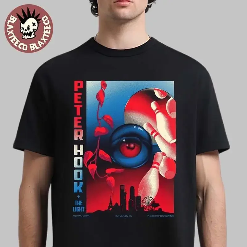 Peter Hook Las Vegas Poster May 25 2025 Punk Rock Bowling T Shirt