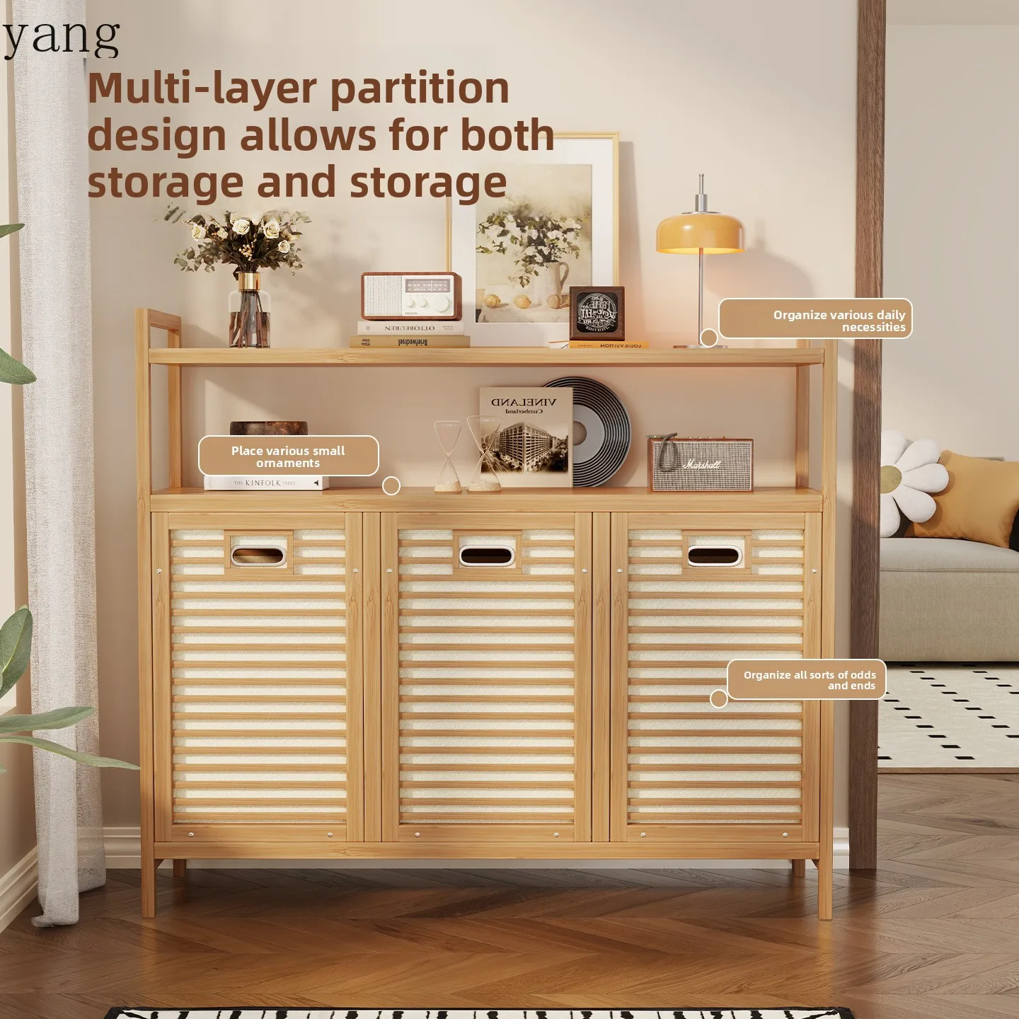 LH1 Bedroom Locker Clothing Classification Storage Rack Simple Integrated Multi-layer Shelf