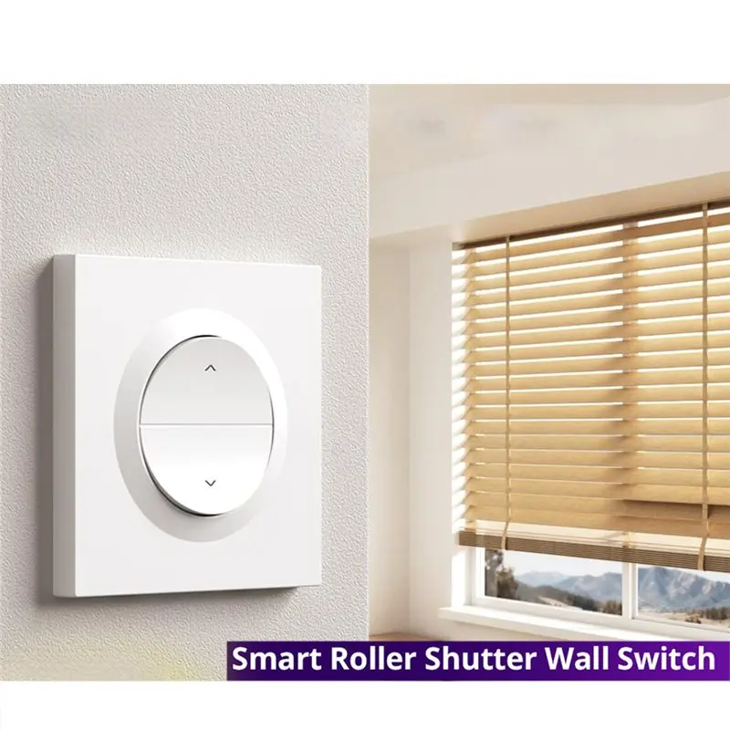MINI-ZBRBS-E Zigbee Smart Roller Shutter Wall Switch Fusion Series-A54Q