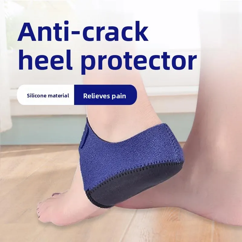 

Pure Cotton Silicone Protective Socks for Men And Women Anti-Cracking Foot Covers Heel Protector Home Comfortable Socks