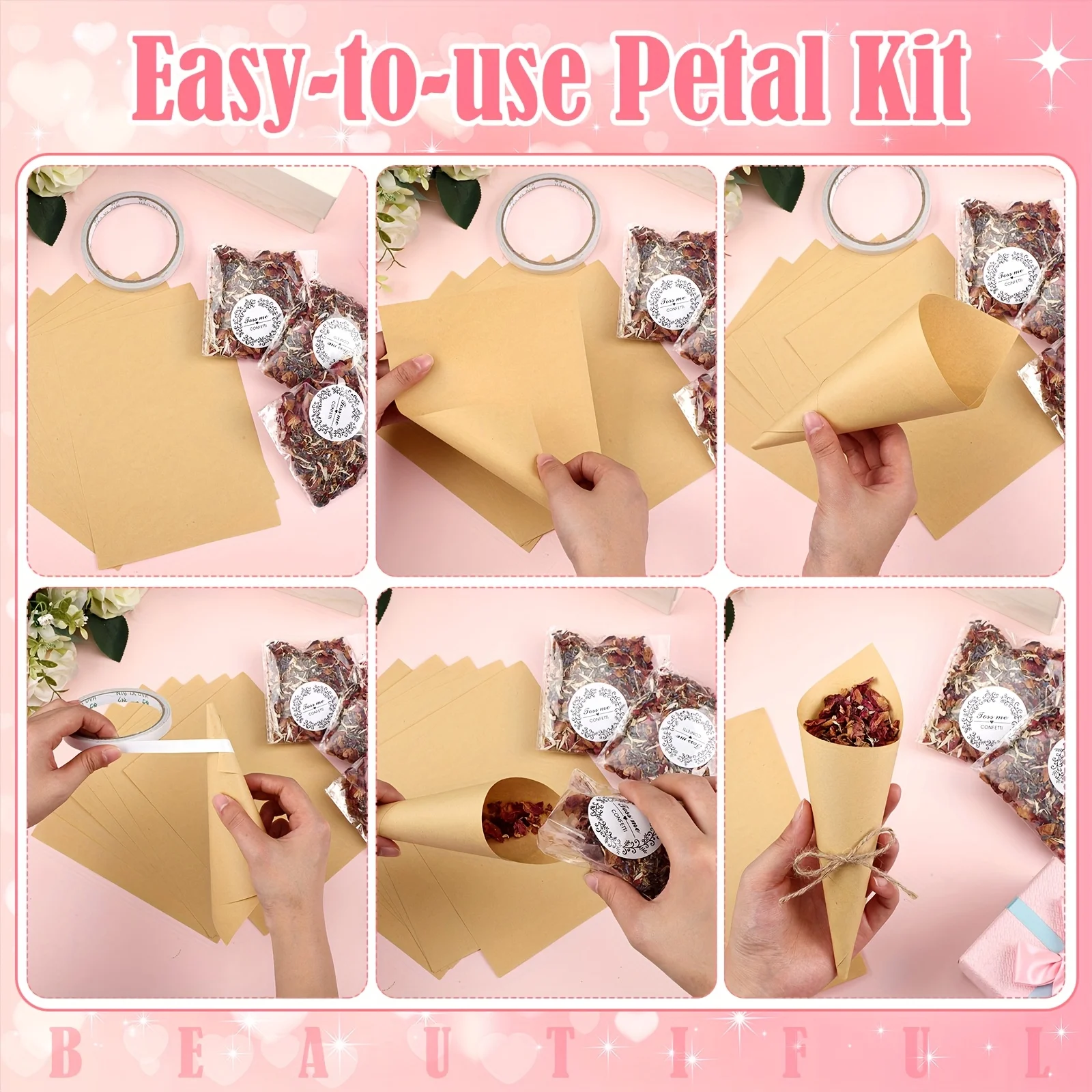 웨딩 파티에 대 한 50pcs 꽃잎 색종이 웨딩 파티 테이블 장식에 대 한 대량 말린 꽃 꽃잎 신부 샤워 꽃다발