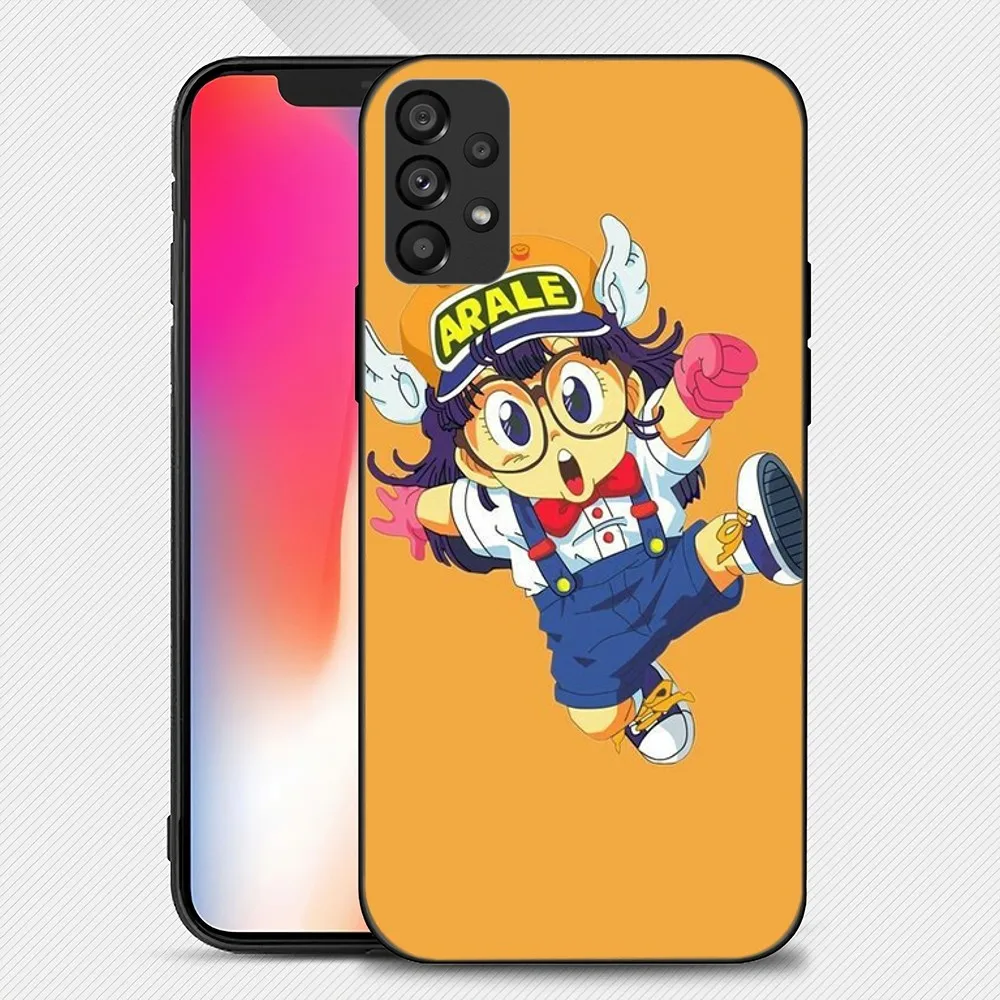 Cartoon Dr Slump Arale Phone Case For Samsung Galaxy S22 S23 Ultra S21 S20 FE Plus Note 20 Soft Cover