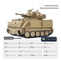 Toys TD 1/16 RC Military Tank M2412-A M113A1 MRV 320 Turret Rotary Barrel Recoil Infrared Driving Wheel Remote Control Panzer