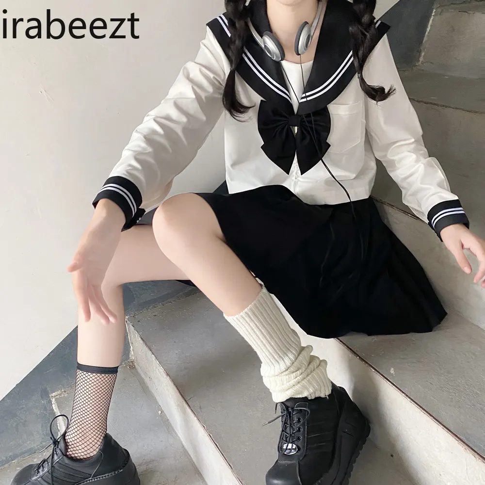 Fashion Basic Full Sailor Set Autumn Trajes Elegantes Para Mujer Mainland China Regular Fit Summer Suits for Women with Skirt