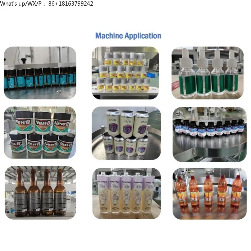 Automatic Self- Adhesive Sticker Bottle Wrap Around Desktop Labeling Machine Labeler Manufacturer