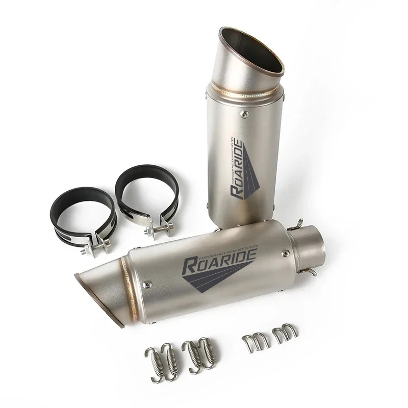 For Yamaha FZ6 FZ6N FZ6S Exhaust System Middle Link Pipe Escape Connecting Tube Slip On 51mm Muffler Tips Modified Motorcycle view 4