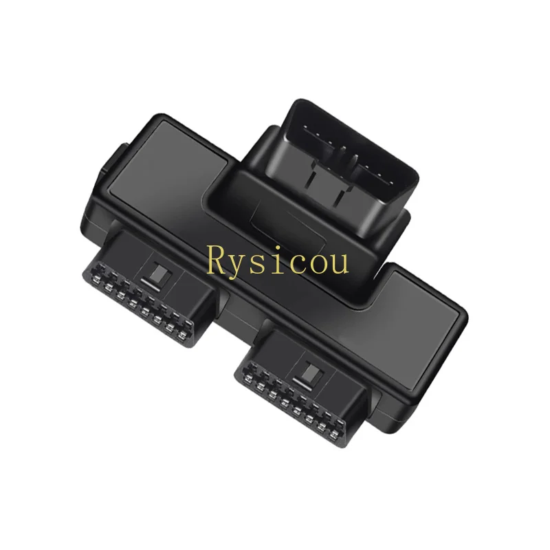 AT78-OBD2 One Divided Into Two Adaptor Wire 16 Pin 16 Core OBD Expansion Cable Connector Adapter Cable Universal Dc5521
