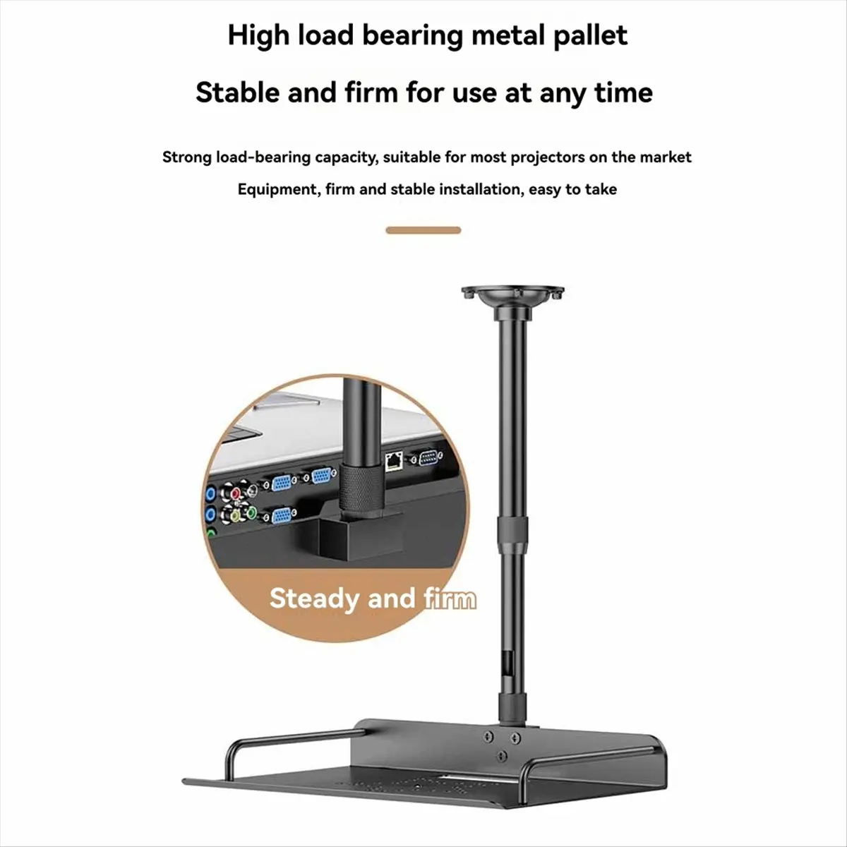 【SPECIAL OFFER】Projector Ceiling Mount Tray Wall Mount Bracket for Cameras & Projectors, Ideal for Video Conferencing & Home Off