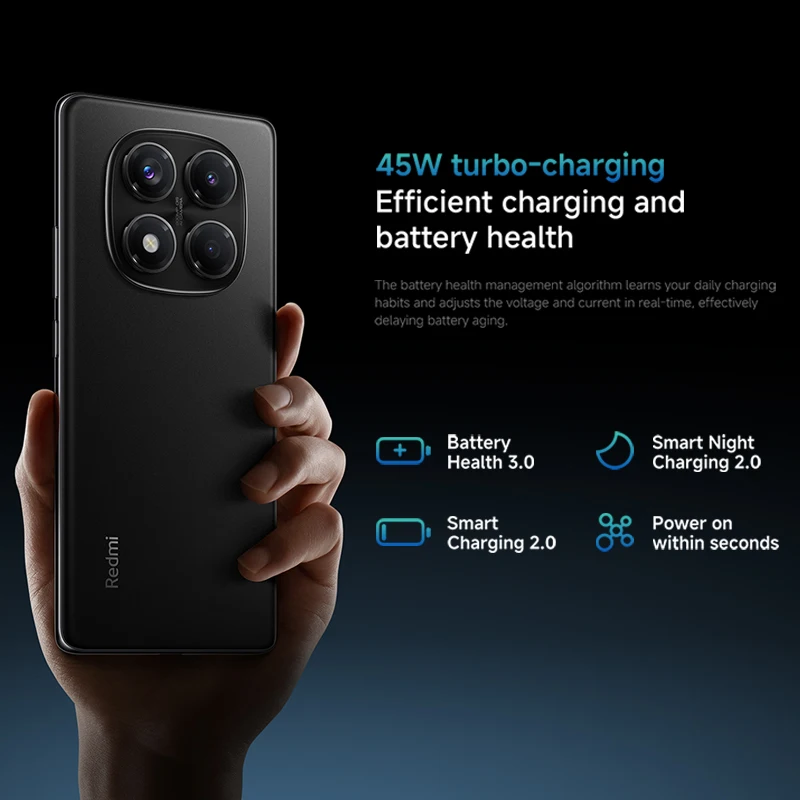 كاميرا FR Warehouse Xiaomi Redmi Note 14 Pro 4G الذكية الإصدار العالمي بقدرة 5500 مللي أمبير في الساعة 6.67 بوصة AMOLED MediaTek Helio G100-Ultra 200 ميجابكسل