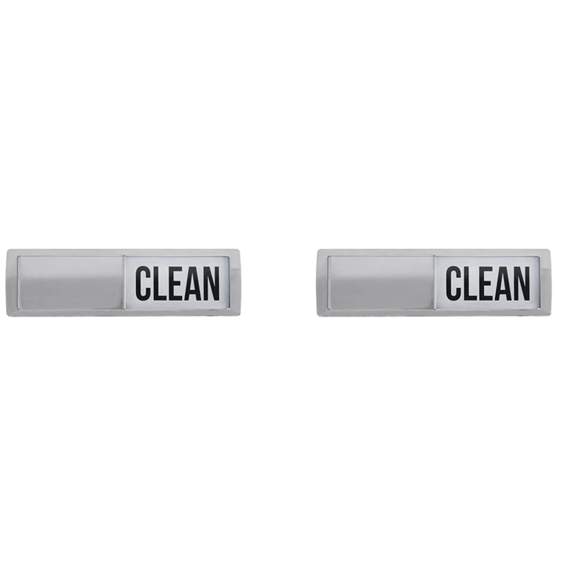 2X Dishwasher Clean And Dirty Magnet Sign, Heavy Duty Shutter Magnets For Dish Washer, Kitchen Accessories