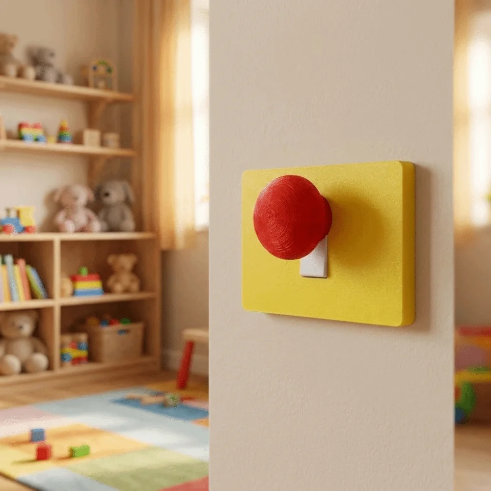 3D Printed Wall Switch Cover Dustproof Handle Style Socket Panel Easy To Clean Smooth Surface Decorative Switch Cover