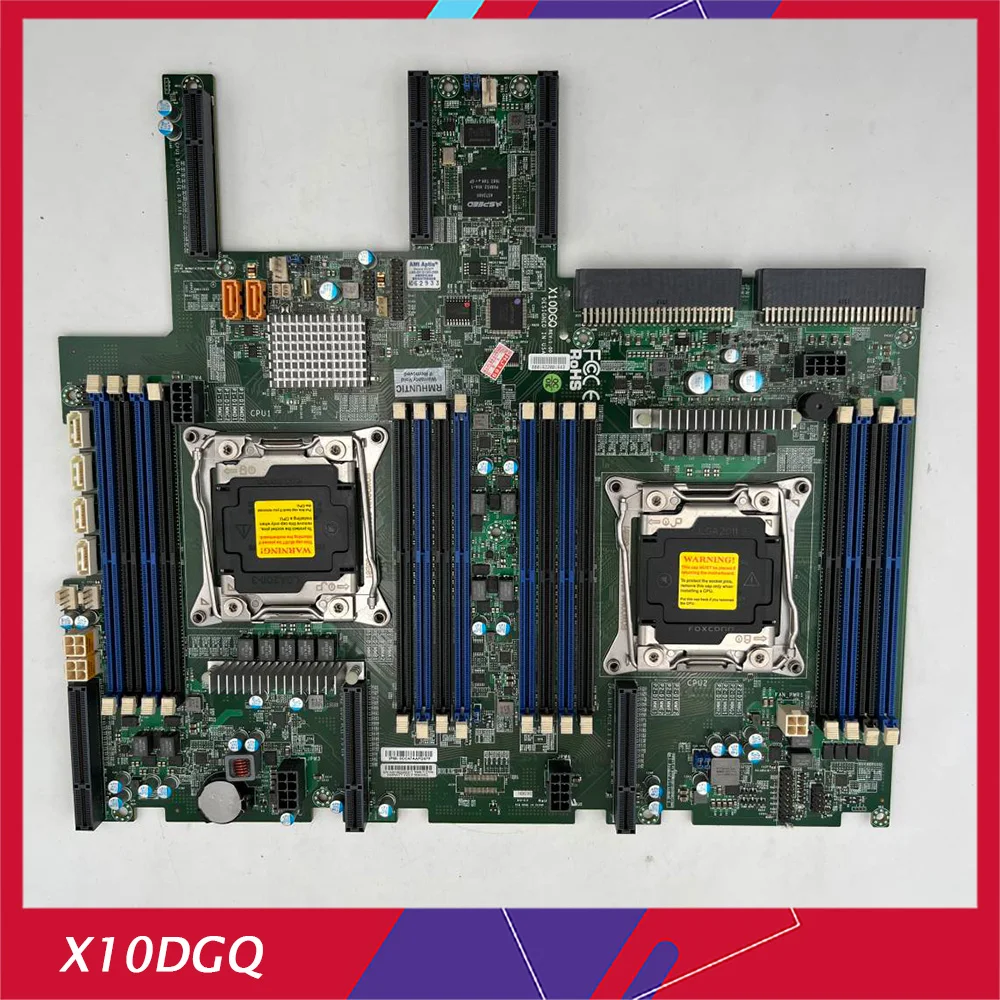 

X10DGQ Server Motherboard For Supermicro DDR4 X99 LGA2011 E5-2600 V3 V4 High Quality