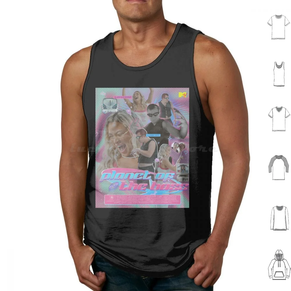 

Planet Of The Bass Dj Crazy Times & Ms. Biljana Electronica - Женщины — мои любимые майки жилет без рукавов Planet Of