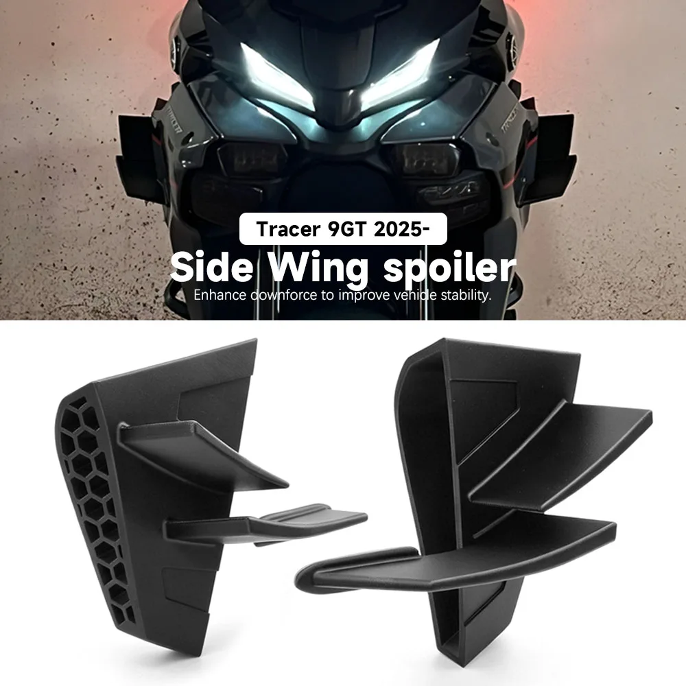 Motorcycle Tracer9 GT Side Winglet Fairing Fixed Wing Side For Yamaha TRACER 9 GT Tracer9 GT+ 2025 2026 Front Spoiler Wing