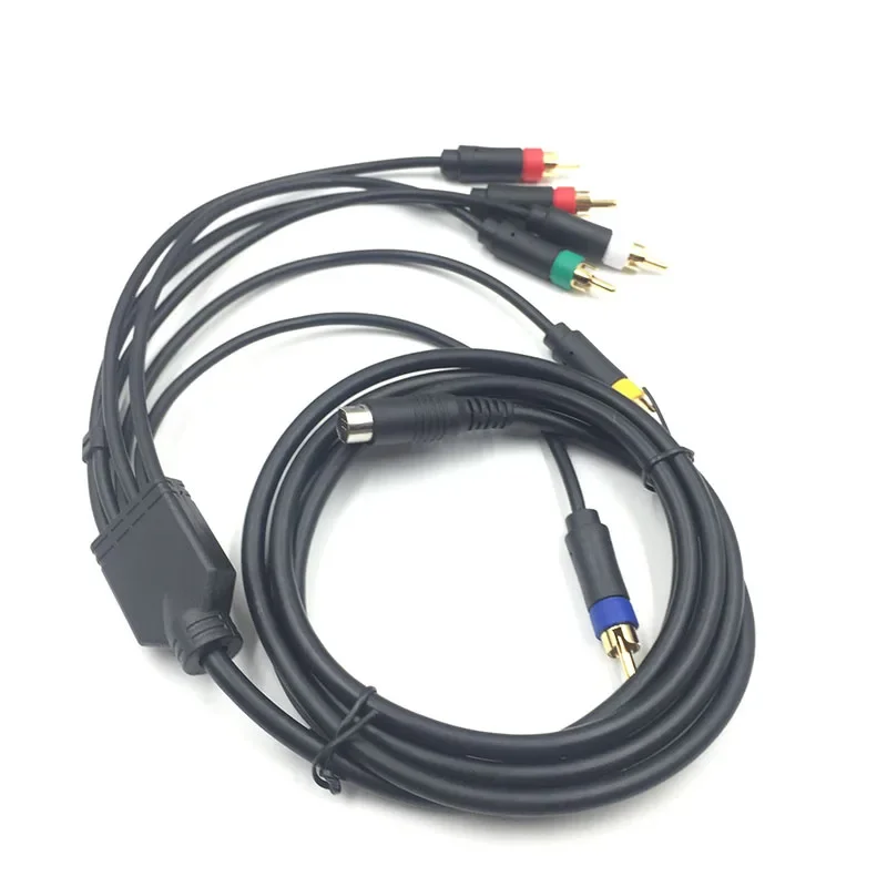 Para SEGA Saturn RGB/RGBS Cable compuesto RCA para PVM BVM NEC XM UP SCALER BNC sin componente RGB + Cable AV de sincronización