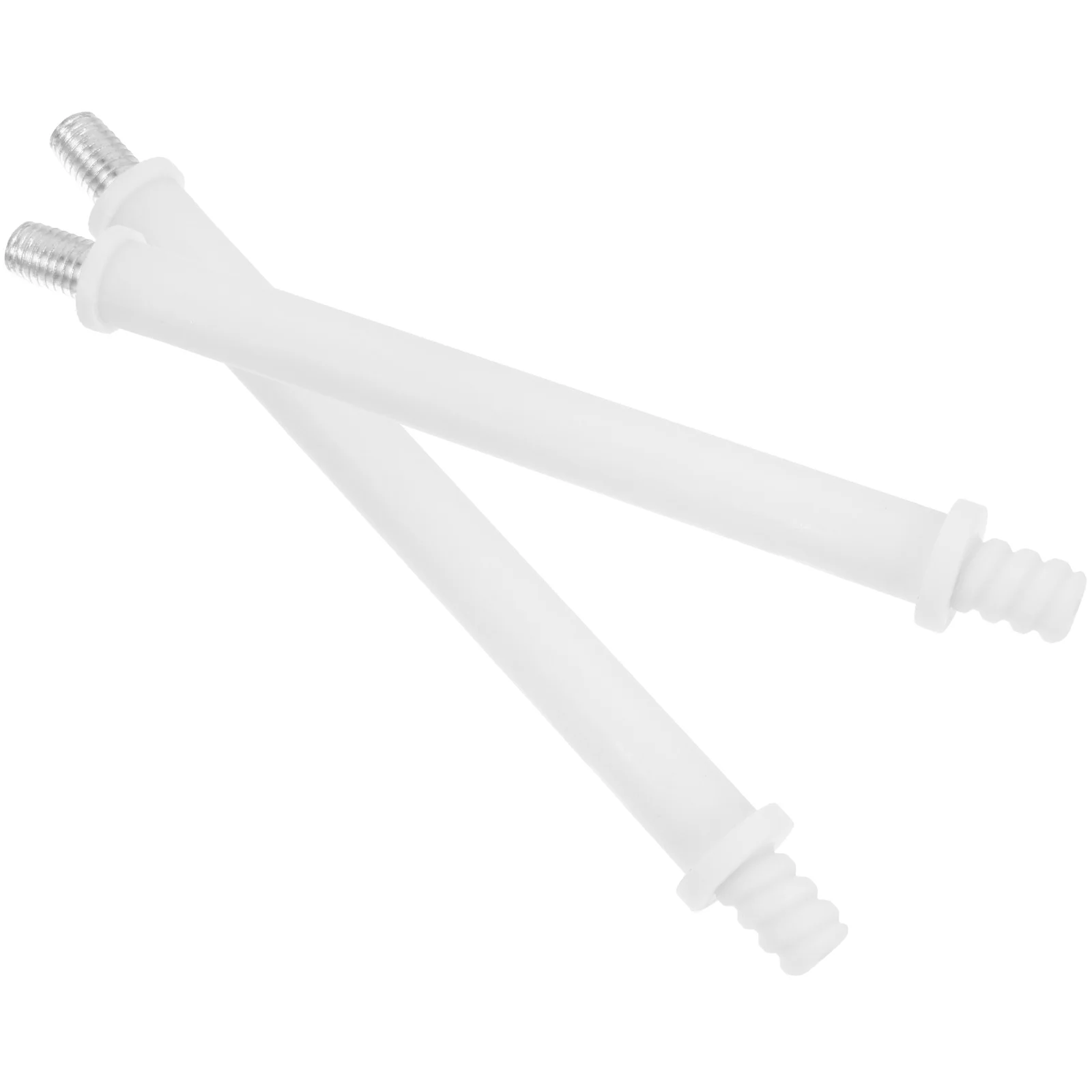 

2pcs Toilet Brush Pole Connectors Replacement For Toilet Brush Head Parts Durable Threaded Handle Connector Repair Kit