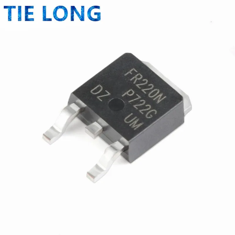 10PCS/LOT New IRFR220N FR220N IRFR220NTRPBF TO-252 200V 5A SMD Transistor