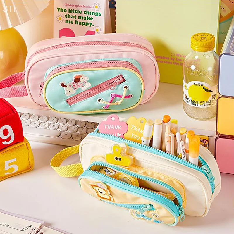 Многослойный пенал на тему дофамина с большой емкостью для хранения — идеально подходит для школьных и офисных принадлежностей