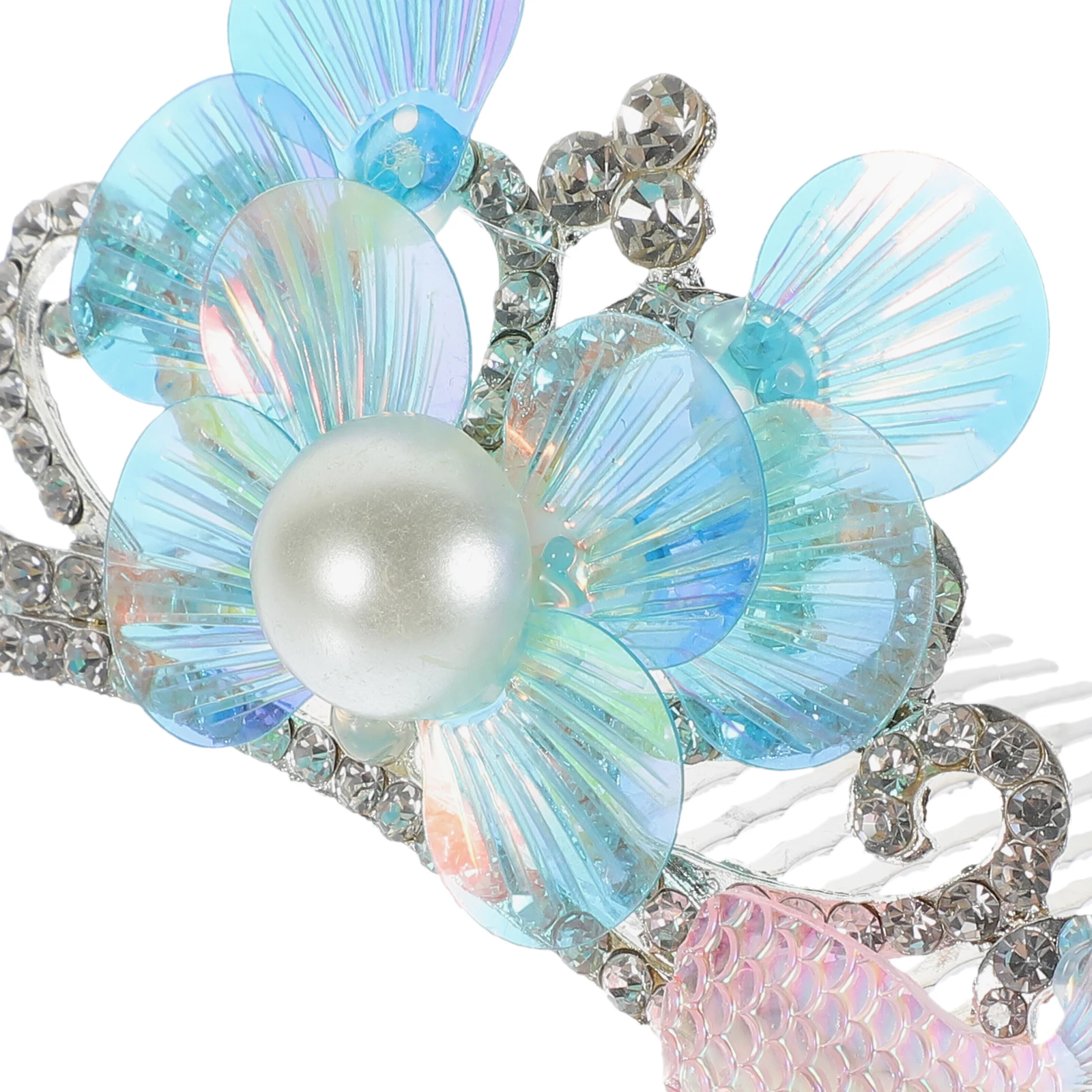 

Hair Accessories for Girls Rhinestone Clips Flower Comb Hairband with Combs Women Crown Miss