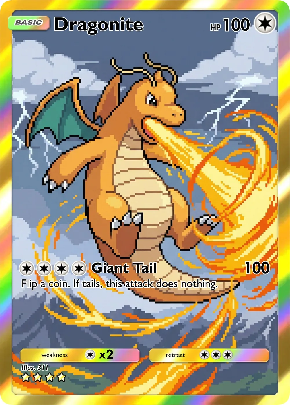 5Pcs Pokemon PTCG Cards Holo Ultra Rare Cards Pixel Style Bulbasaur Greninja Creativity Game Collection Cards Pokemon Gift view 4