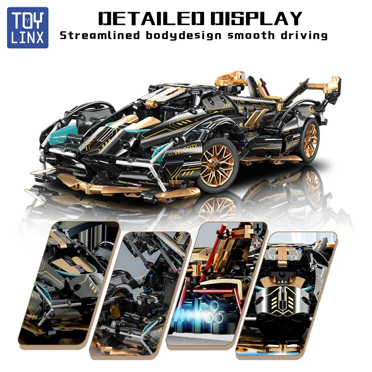 ToylinX 1:14 Building Block Toy ABS Technic Material Bloques de Construcci Juguetes DIY bricks Gift for Adults image 5