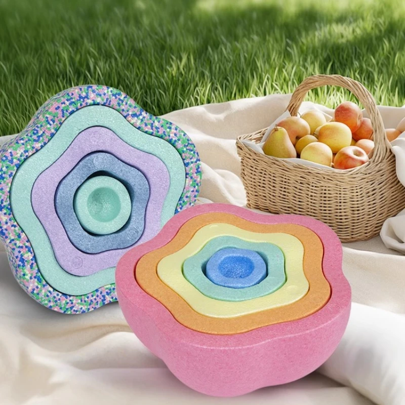 الأطفال التراص الحجر لعبة طفل التوازن لعبة تدريب الحسية أطفال الرياضة التعليم المبكر آمنة داخلي خطوة الحجارة اللعب